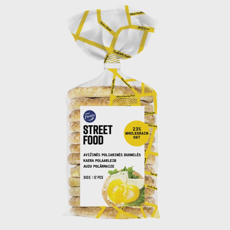 Poliar. duonelės su aviž. STREET FOOD, 310 g