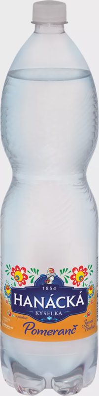 Hanácká Kyselka Pomeranč jemně perlivá 1,5l