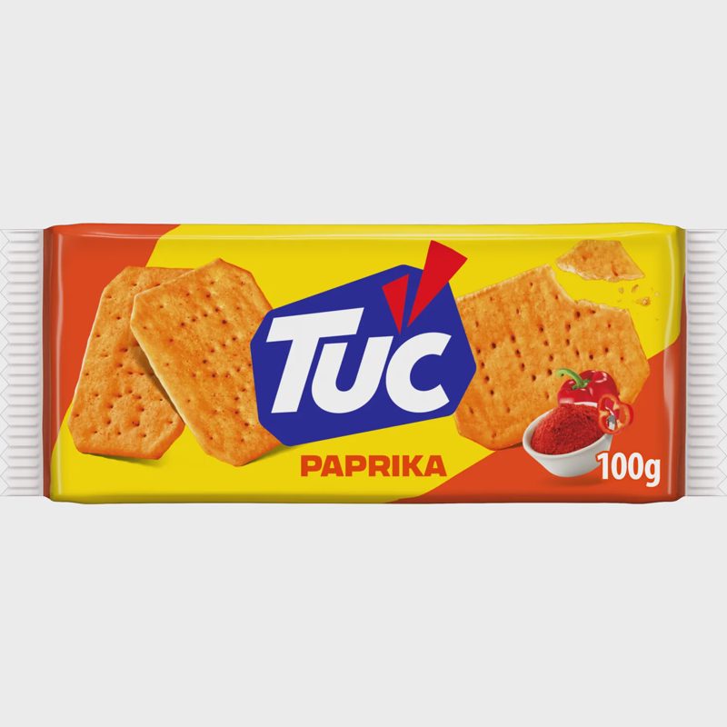 Krekeriai su paprikomis TUC PAPRIKA, 100 g