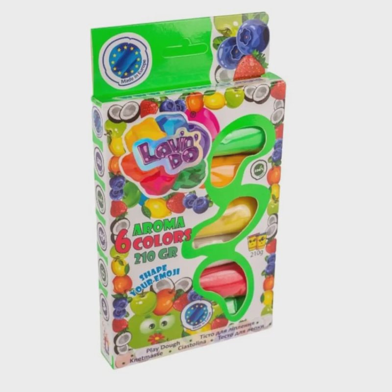 Plastilino rink.LOVIN AROMA, 6 sp., 250g