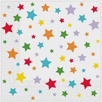 Χαρτοπετσέτες 2φυλ Multic Brigh Star 33x33