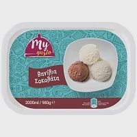 My Gusto Παγωτό Βανίλια Σοκολάτα 980gr