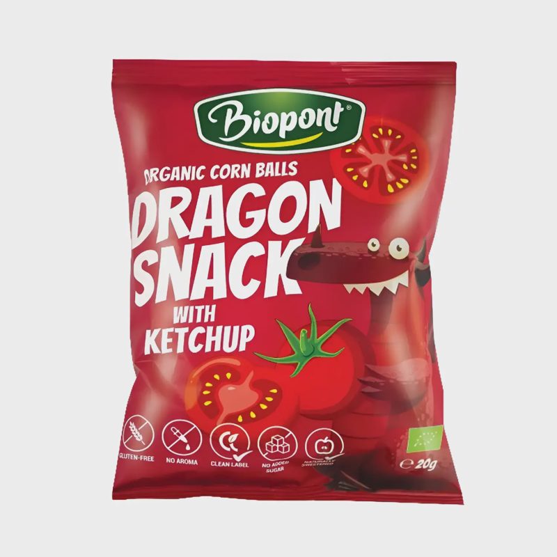 Ekol. kečupo sk. traškučiai BIOPONT, 20 g