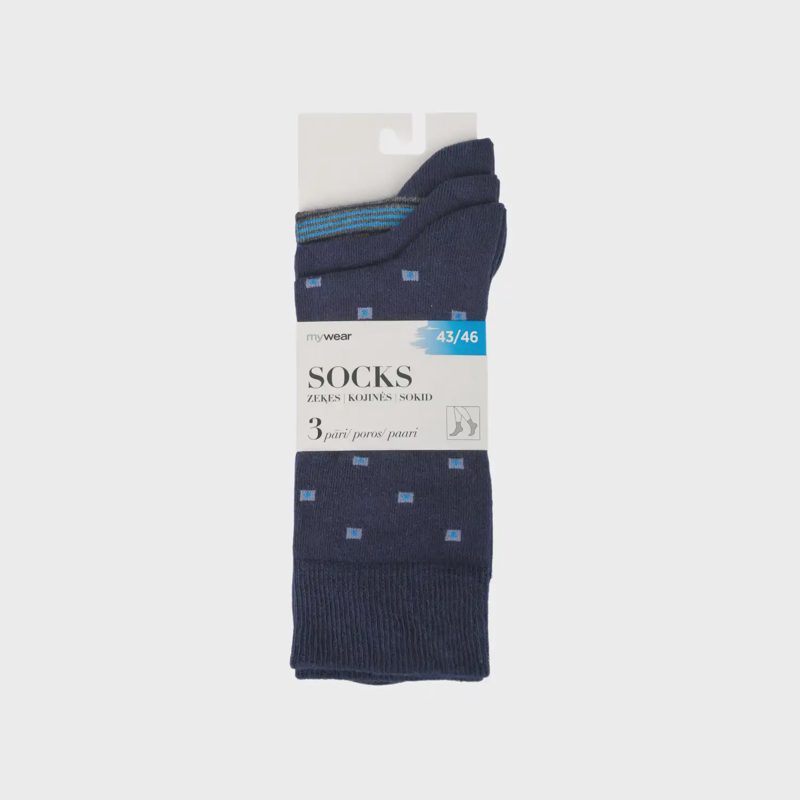 Vyr. kojinės MYWEAR, 43 - 46, 3 poros