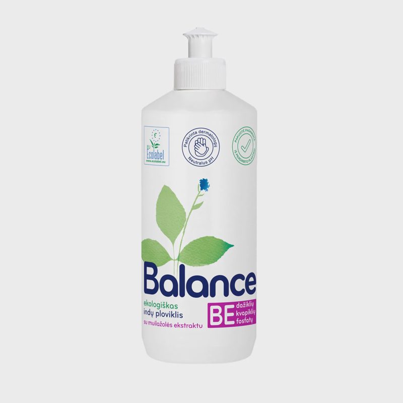 Indų ploviklis BALANCE su muil. ekstr. 450 ml