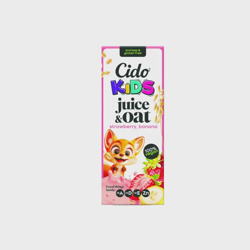Avižų ir braš. - ban. sulčių gėr. CIDO, 0,2 l