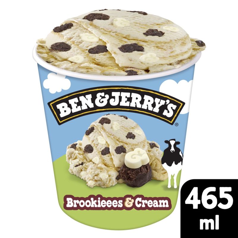 Ben & Jerry's Παγωτό Brookies & Cream 388gr 465ml