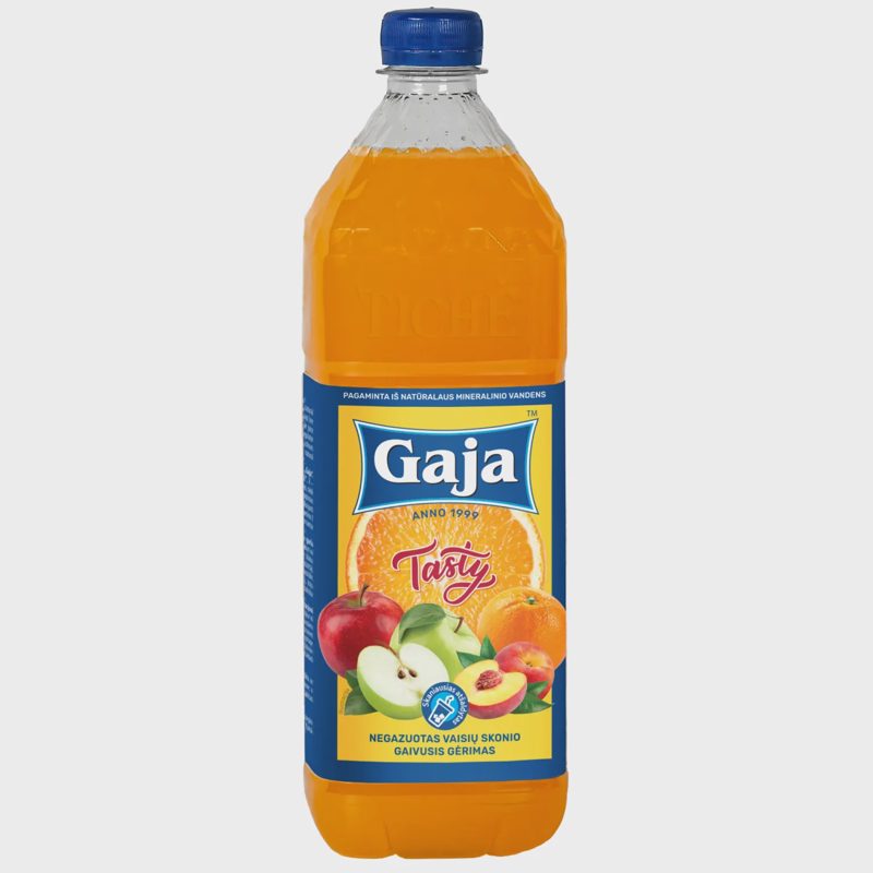 Negaz. vaisių skonio gaiv. gėrimas GAJA, 1 l