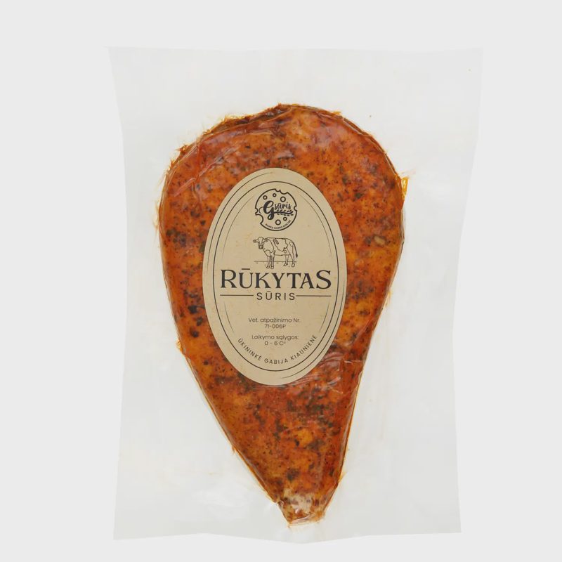 Rūkytas saldaus pieno sūris GSŪRIS, 1 kg