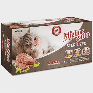 Migliorgatto Τροφή Στειρωμένες Γάτες 6x100gr