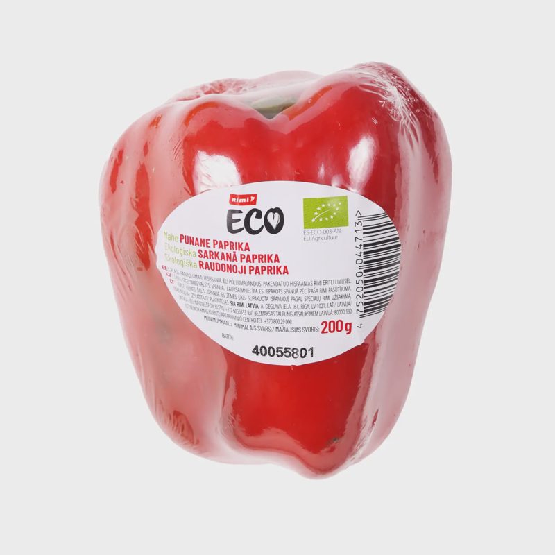 Eko. raud. paprika RIMI ECO, 1 kl. 200 g