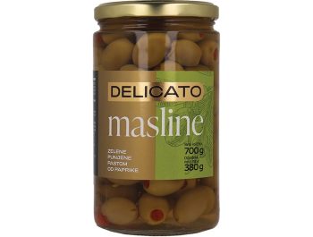 Delicato masline zelene s paprikom 700 g