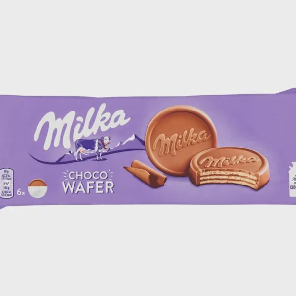 Milka Choco Suprême Biscuits Gaufrettes enrobés de Chocolat au Lait 180g
