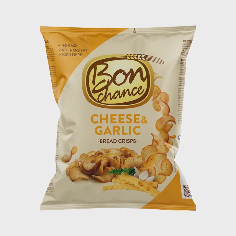 Duonos traškučiai sūr.česn., BON CHANCE, 240g