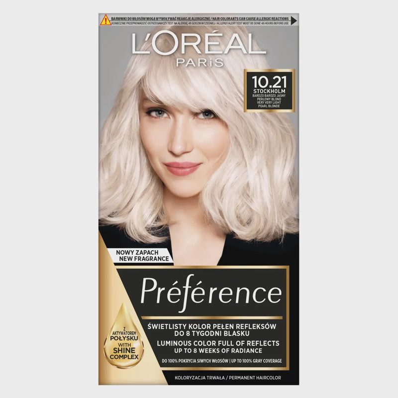 Plaukų dažai LOREAL PREFERENCE RECITAL 10.21
