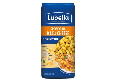 Makaronai LUBELLA MAC & CHEESE, 400 g