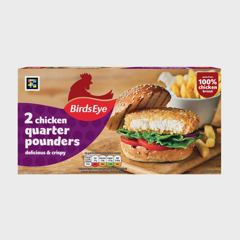 Birds Eye 2 Chicken Quarter Pounders 227 g