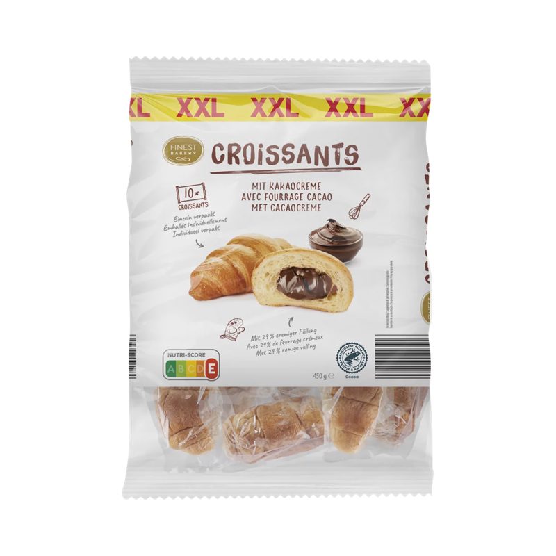 10 CROISSANTS FOURRÉS AU CHOCOLAT