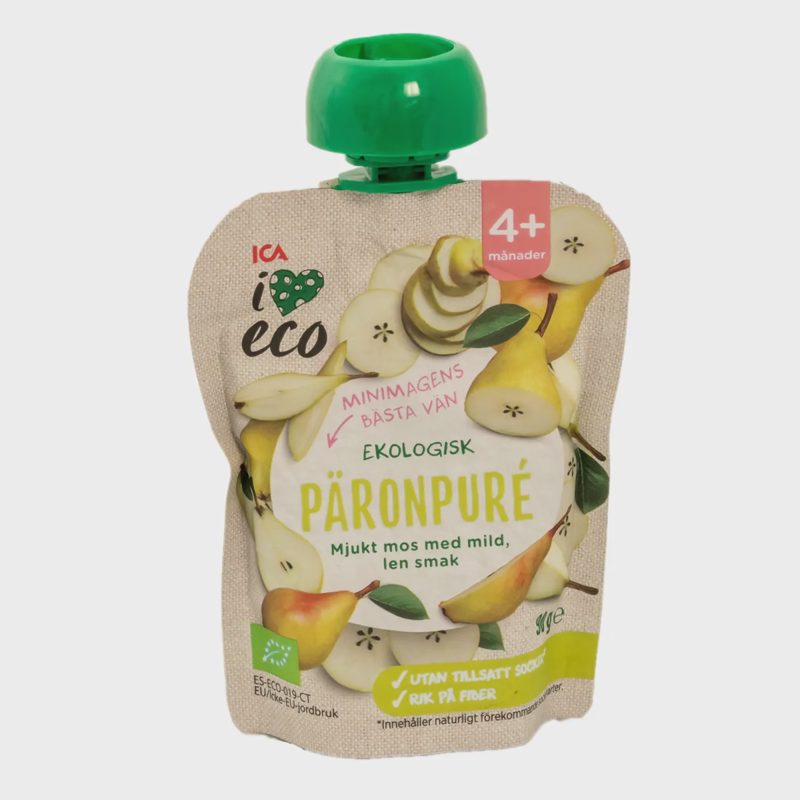 Ekol. kriaušių tyrė I LOVE ECO, 4 mėn, 90 g