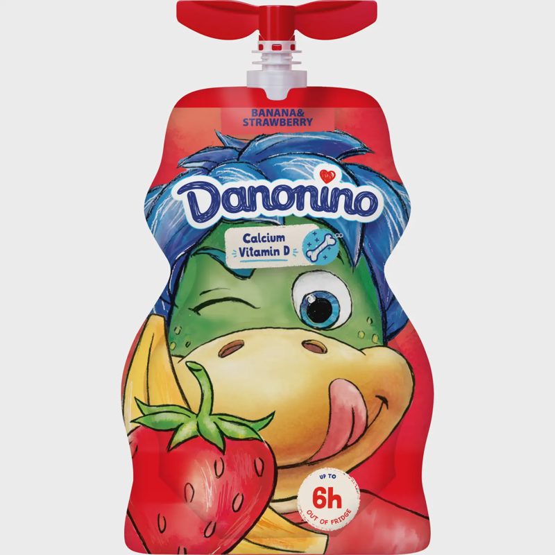 Jogurt. ban. ir brašk. užkandis DANONINO, 70g