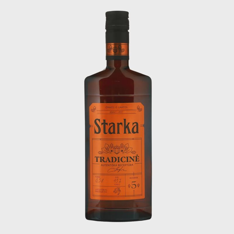 Trauktinė VILNIAUS STARKA 5, 43 %, 0,5 l