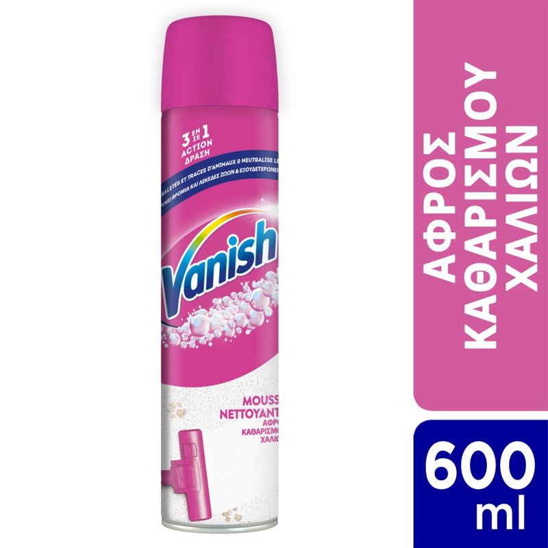 Vanish Αφρός Χαλιών 600ml