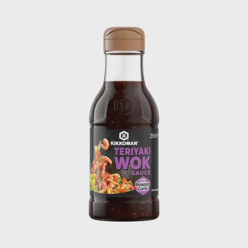KIKKOMAN Salsa Teriyaki con ajo asado - 250ml