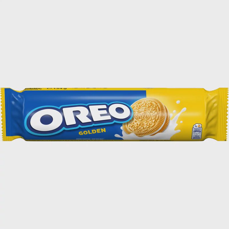 Sausain. su vanil. sk. įd. OREO GOLDEN, 154 g