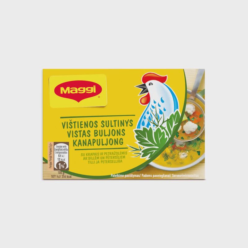 Vištienos sultinys MAGGI su krap. petr., 80 g