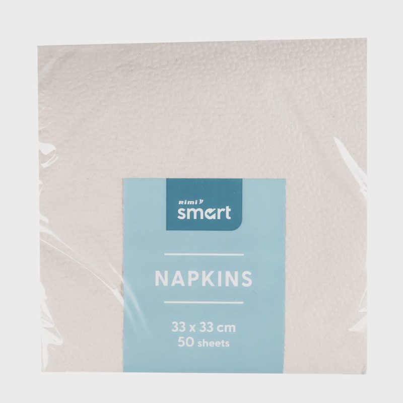 Servet.RIMI SMART, 33 x 33 cm, 50 vnt.
