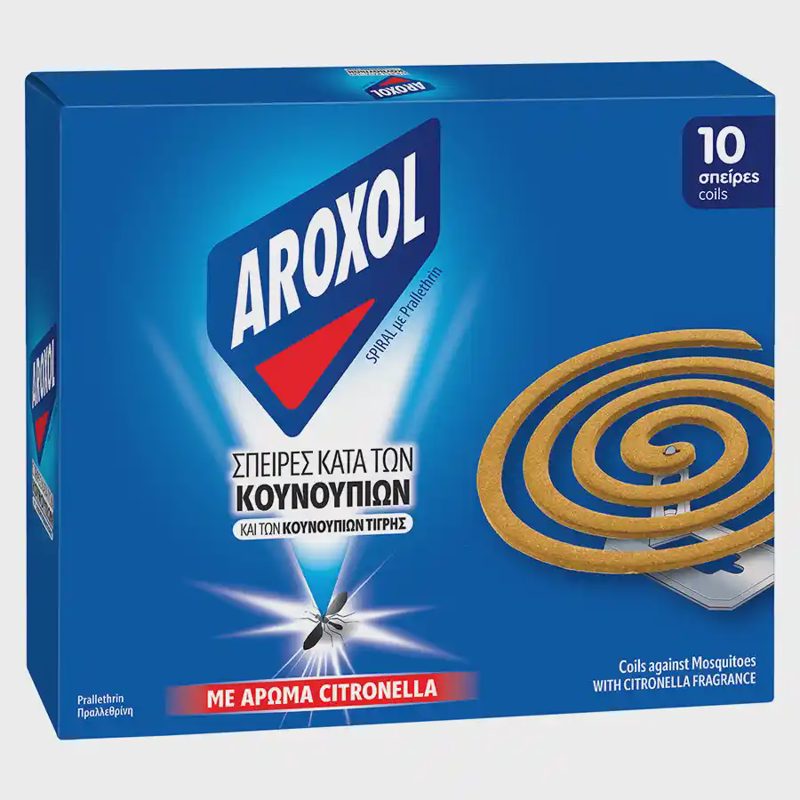 Aroxol Spiral Με Citronella Κατά Των Κουνουπιών 10τεμ
