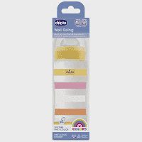 Chicco Μπιμπερό Πλαστικό Well Being Κορίτσι 4μ + 330ml