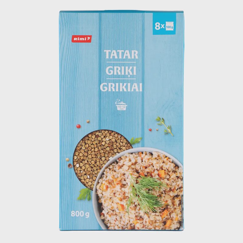 Garinti grikiai RIMI, 8 x 100 g