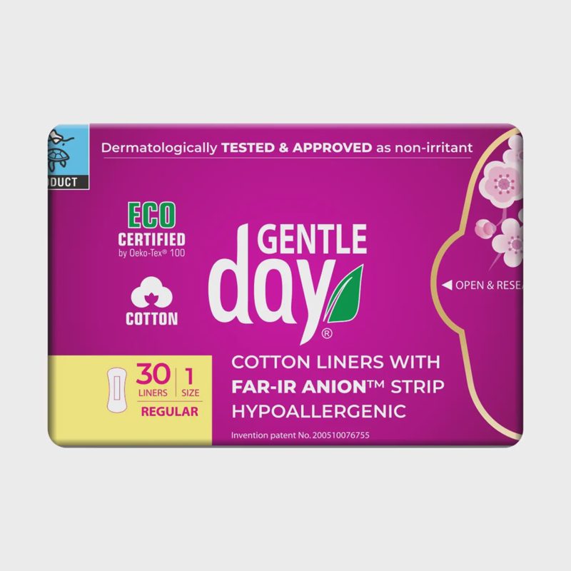 Ekol. higieniniai įklotai GENTLE DAY, 30 vnt.