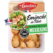 Emincés de filet de poulet rôti à la Mexicaine