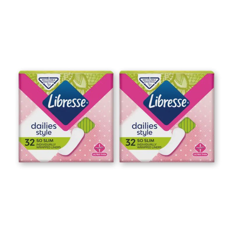 Libresse Dailies style so slim inlegkruisjes 2pck