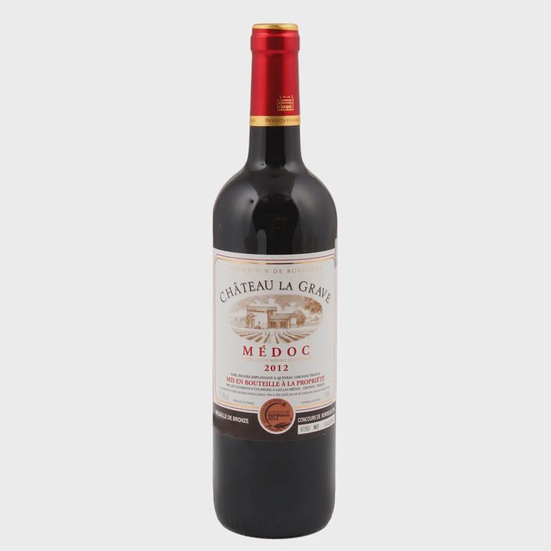 Rau. saus. vyn. CHATEAU LA GRAVE, 14%,0,75l