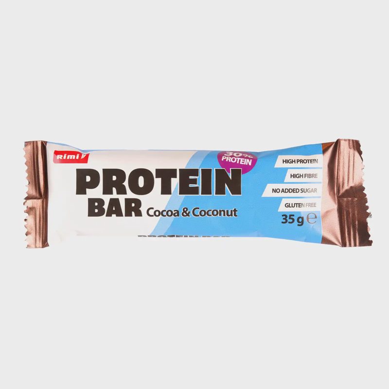 Baltym. baton. COCOA & COCONUT RIMI, 35 g