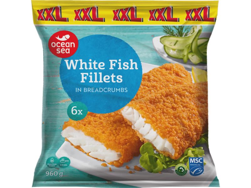 Panerad Alaska pollock