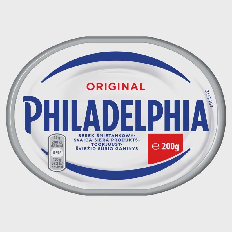 Švž. sūrio gam. PHILADELPHIA ORIGINAL, 200 g