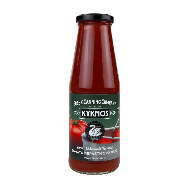 Kyknos Τομάτα Περαστή Στο Μύλο Γυάλινη Φιάλη 700gr