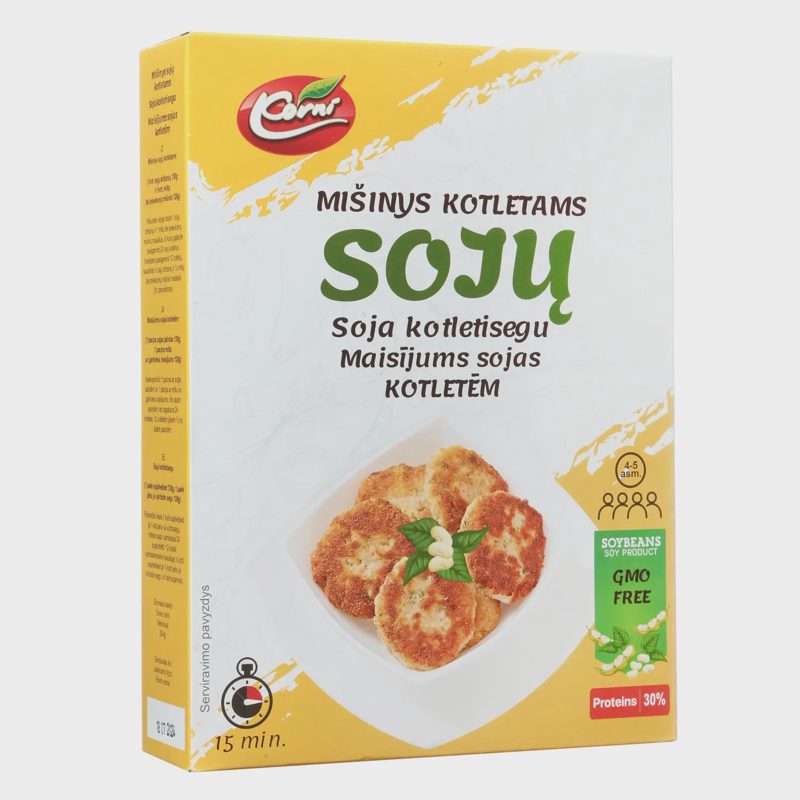 Mišinys sojų kotletams KORNI, 264 g