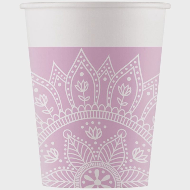 Pop. puod. DECOR. PARTY MANDALA, 8 vnt. AW26