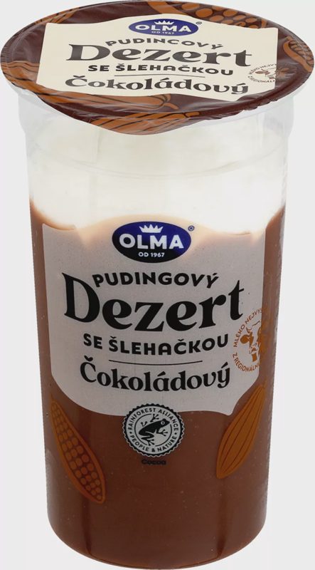 Pudingový dezert různé druhy