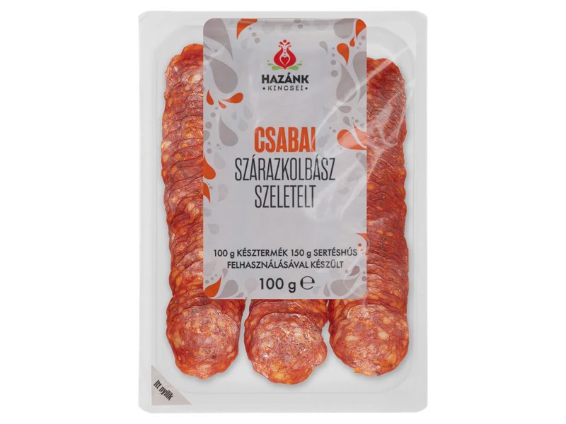 Szeletelt szárazkolbász