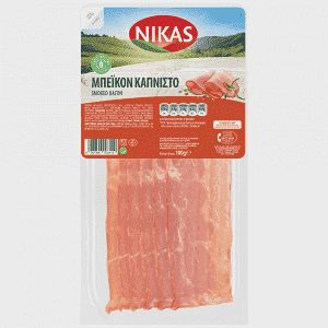 Νίκας Μπέικον Καπνιστό Τυποποιημένο 100gr