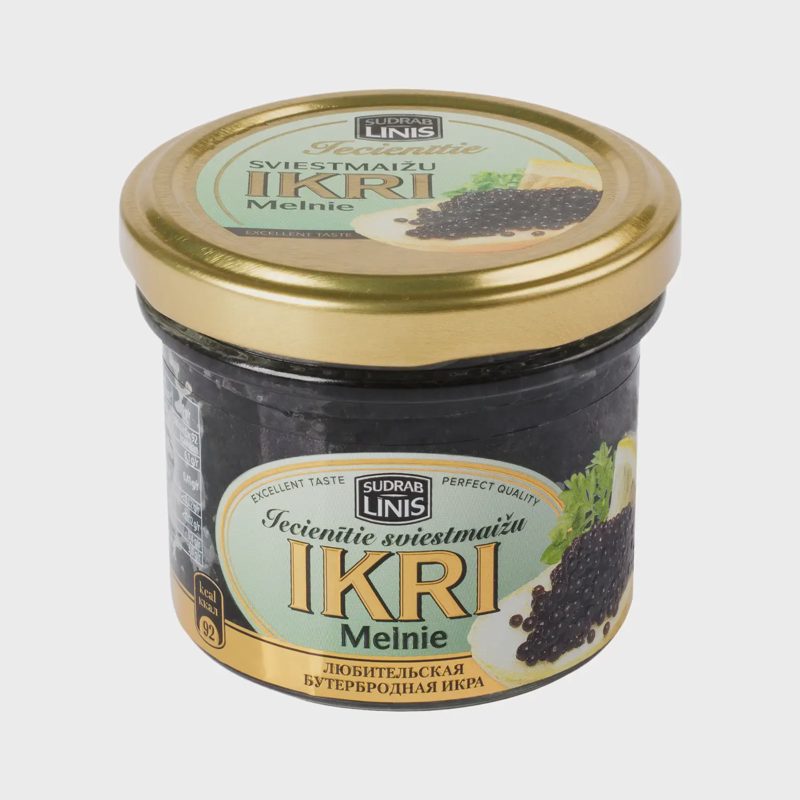 MĖGĖJŲ dirbtiniai juodieji ikrai,100 g