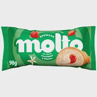 Molto Κρουασάν Double Φράουλα Βανίλια 98gr