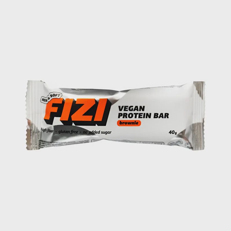 Balt. batonėlis BROWNIE FIZI, 40 g