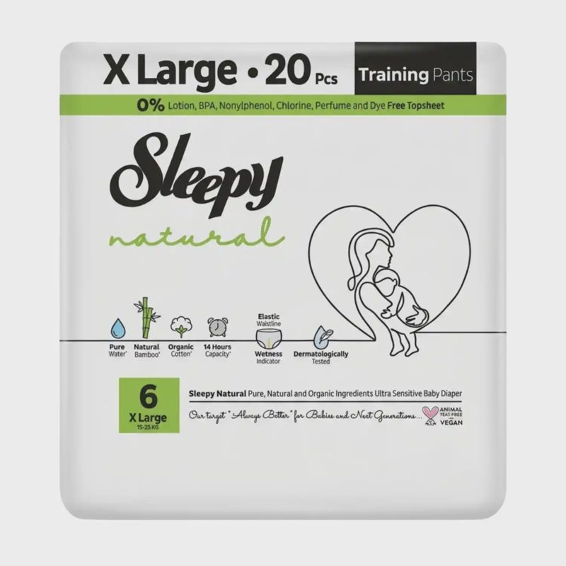 Sausk., kelnaitės SN XL, 15 – 25 kg, 20 vnt.